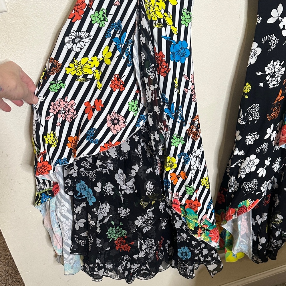 Versace Multicolor Floral Striped Jumpsuit - Picture 4 of 12
